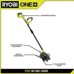 18V ONE+ Edger
