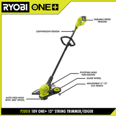 18V ONE+ 13â String Trimmer/Edger Kit