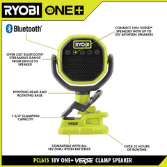 18V ONE+ VERSE⢠CLAMP SPEAKER KIT