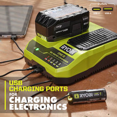 18V ONE+ 8A RAPID CHARGER