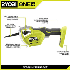 18V ONE+ ONE-HANDED PRUNING RECIPROCATING SAW KIT