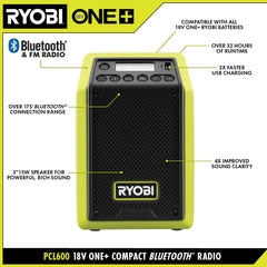 18V ONE+ Compact Bluetooth Radio/Speaker