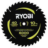 10" 40 CARBIDE TEETH THIN KERF MITER SAW BLADE