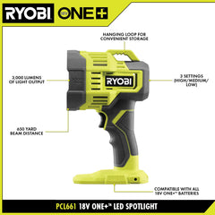 18V ONE+ 3-Tool Light Combo