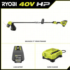 40V HP Brushless 17â String Trimmer Kit