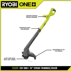 18V ONE+ 10â String Trimmer/Edger