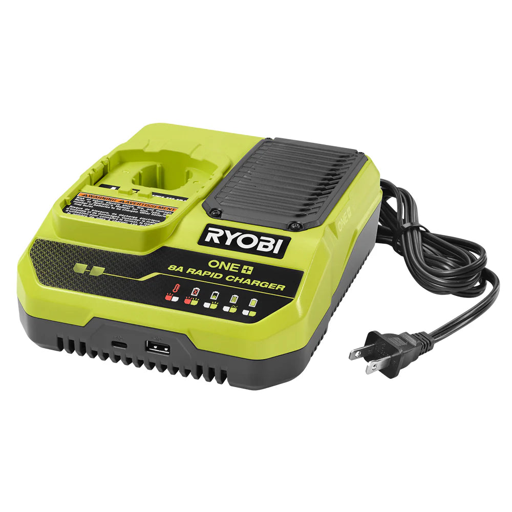 18V ONE+ 8A RAPID CHARGER