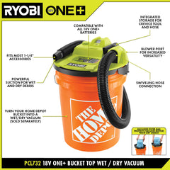 18V ONE+ BUCKET TOP WET/DRY VACUUM KIT