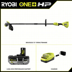 18V ONE+ HP Brushless 15â String Trimmer Kit